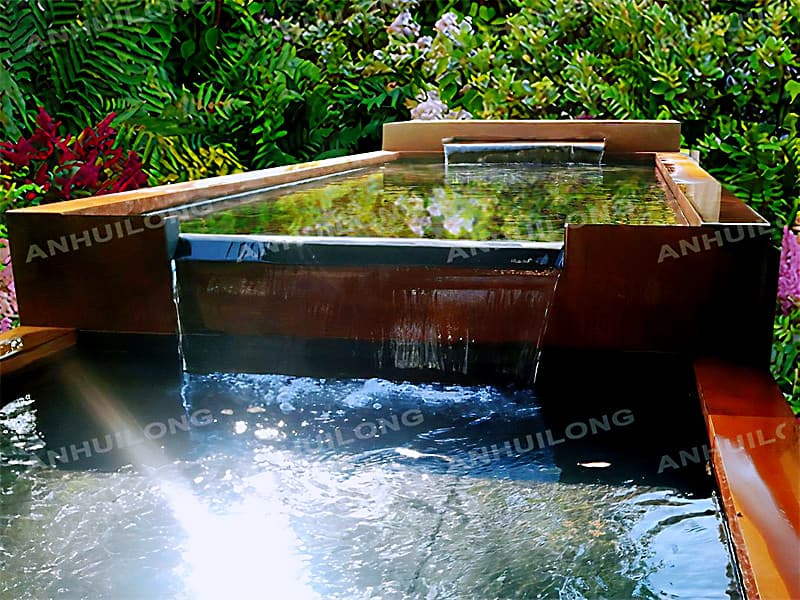 Backyard Corten Water Fountain For Patio Factory